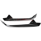 C8 Corvette Carbon Fiber Front Bumper Lower Side Grille Accent Trims | Stingray (2020–Present)