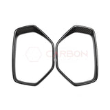 C8 Corvette Carbon Fiber Side Mirror Front Trim Cover (2020-2024)