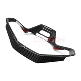 Real Carbon Fiber Steering Wheel Button Trim Cover For 2021+ Bronco
