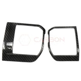 Real Carbon Fiber Dashboard A/C Vent Trim Covers for 2021+ Ford F-150