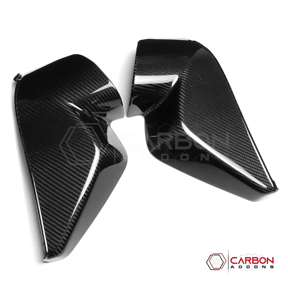 C8 Corvette Real Carbon Fiber Dashboard Door Sill Covers | Interior Overlay (2020–2026)