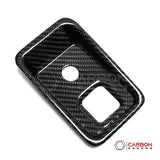 C8 Corvette Carbon Fiber Parking Brake / HUD Button Control Trim Cover (2020–2026)