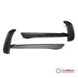 C8 Corvette Stingray Carbon Fiber Front Bumper Grille Bezel Covers