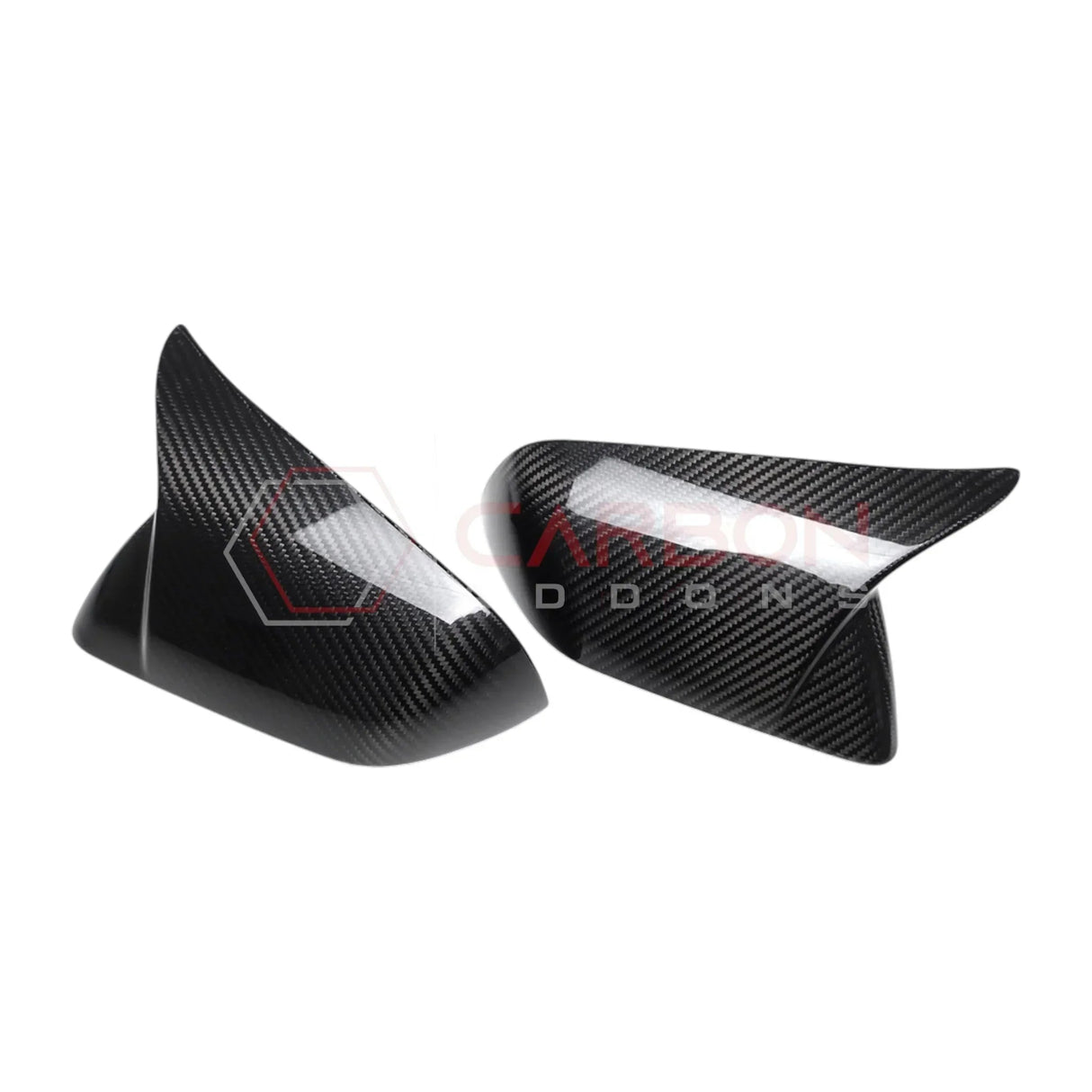 Exterior Carbon Fiber M Style Mirror Covers For Mustang 2015-2023