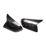 Exterior Carbon Fiber M Style Mirror Covers For Mustang 2015-2023