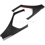 C8 Corvette Real Carbon Fiber Rear Door Sill Panel Covers