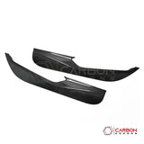 C8 Corvette Real Carbon Fiber Door Kick Panel Covers | Interior Overlay (2020–2026)