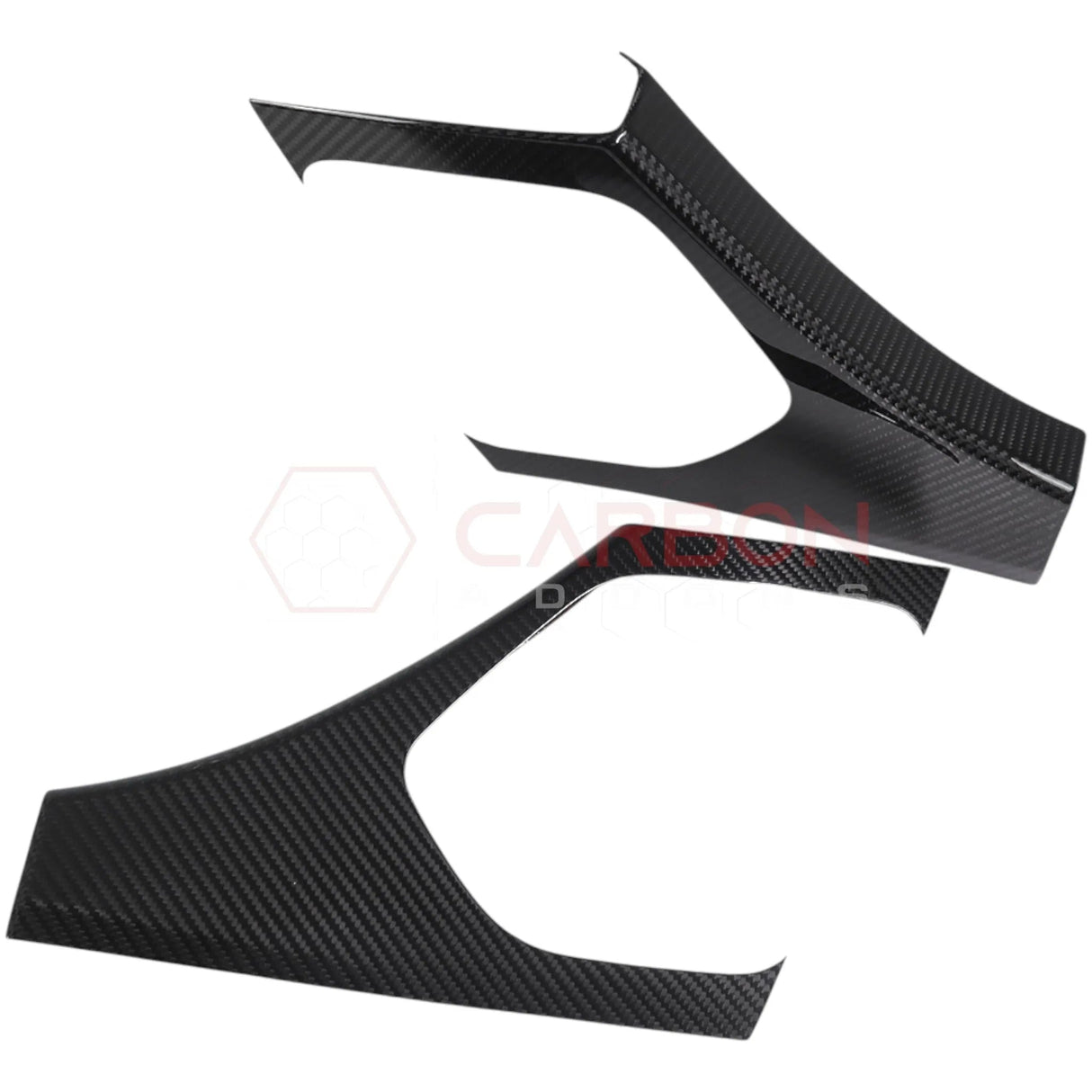 C8 Corvette Real Carbon Fiber Rear Door Sill Panel Covers
