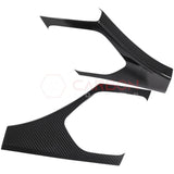C8 Corvette Real Carbon Fiber Rear Door Sill Panel Covers