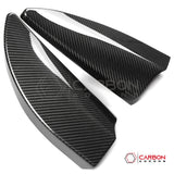 2021+ Ford F-150 Real Carbon Fiber Inner Door Triangle A-Pillar Trim Covers
