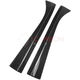 C8 Corvette Real Carbon Fiber Dashboard Side Trim Covers | Interior Upgrade (2020-2027)