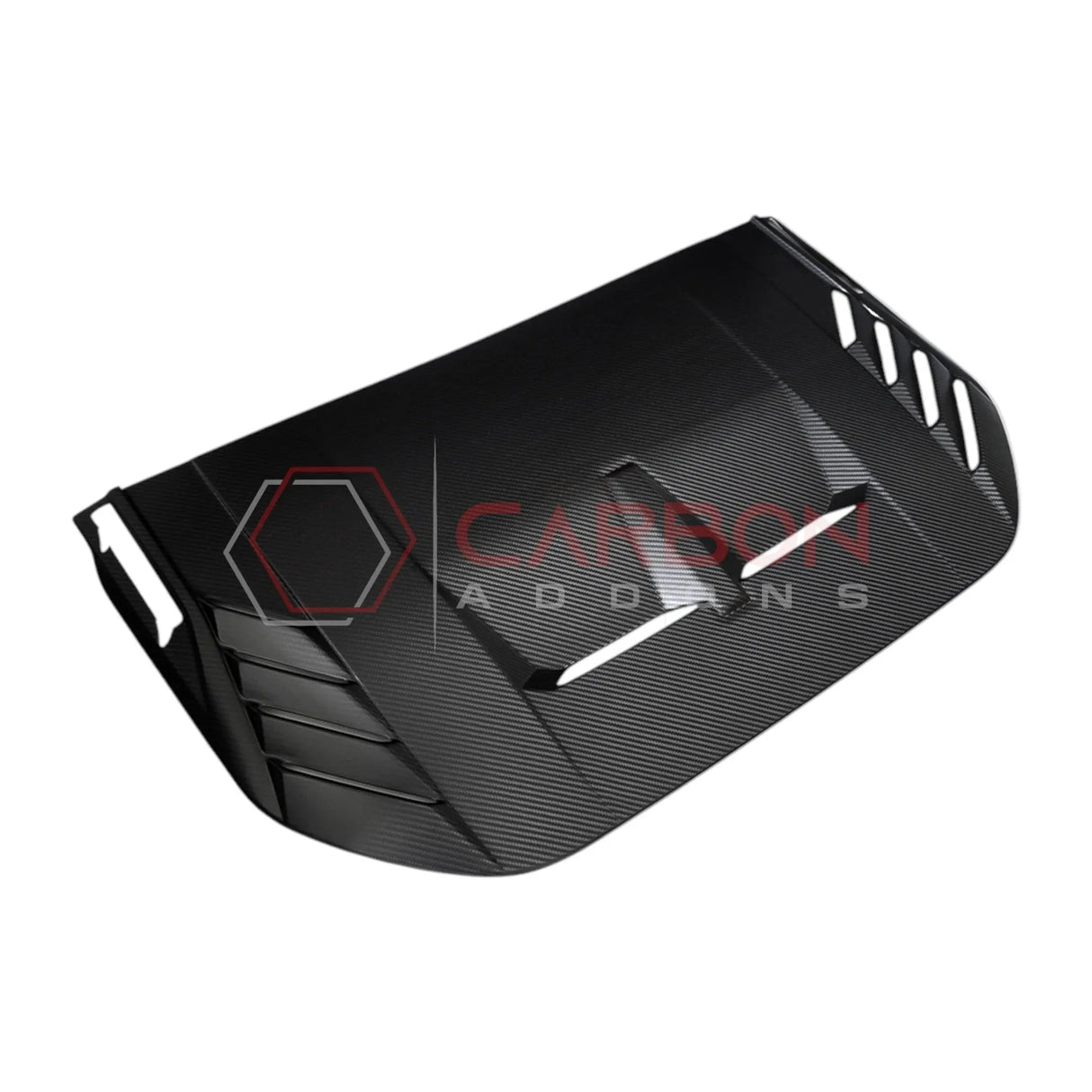 Real Carbon Fiber Hood Vent Trim Cover For 2021+ Bronco Raptor