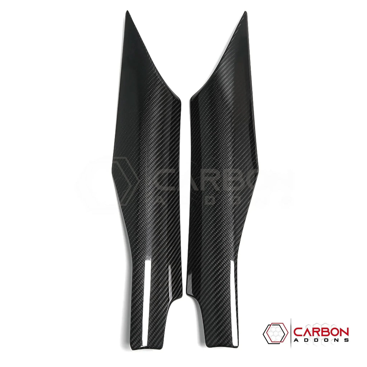 C8 Corvette Real Carbon Fiber Door Speaker Upper Trim Covers | Interior Upgrade (2020–2026)