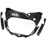 C8 Corvette Real Carbon Fiber Front Trunk (Frunk) Replacement Trim Panels | Stingray, Z06 & E-Ray (2020–2026 Coupe)