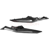 C8 Corvette Z06 Real Carbon Fiber Front Bumper Grille Trims | Cover or Direct Replacement (2023+)