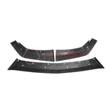 Real Carbon Fiber Front Lip Splitter Extensions for 2024+ Ford Mustang GT & EcoBoost (3-Piece Set)