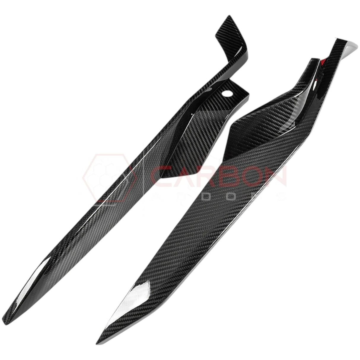 C8 Corvette Z06 Real Carbon Fiber Front Bumper Grille Trims | Cover or Direct Replacement (2023+)