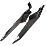 C8 Corvette Z06 Real Carbon Fiber Front Bumper Grille Trims | Cover or Direct Replacement (2023+)