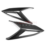 C8 Corvette Rear Taillight Side Lamp Frame Cover – Real Dry Carbon Fiber (2020–2025 Stingray, Z51, Z06, HTC & Coupe)