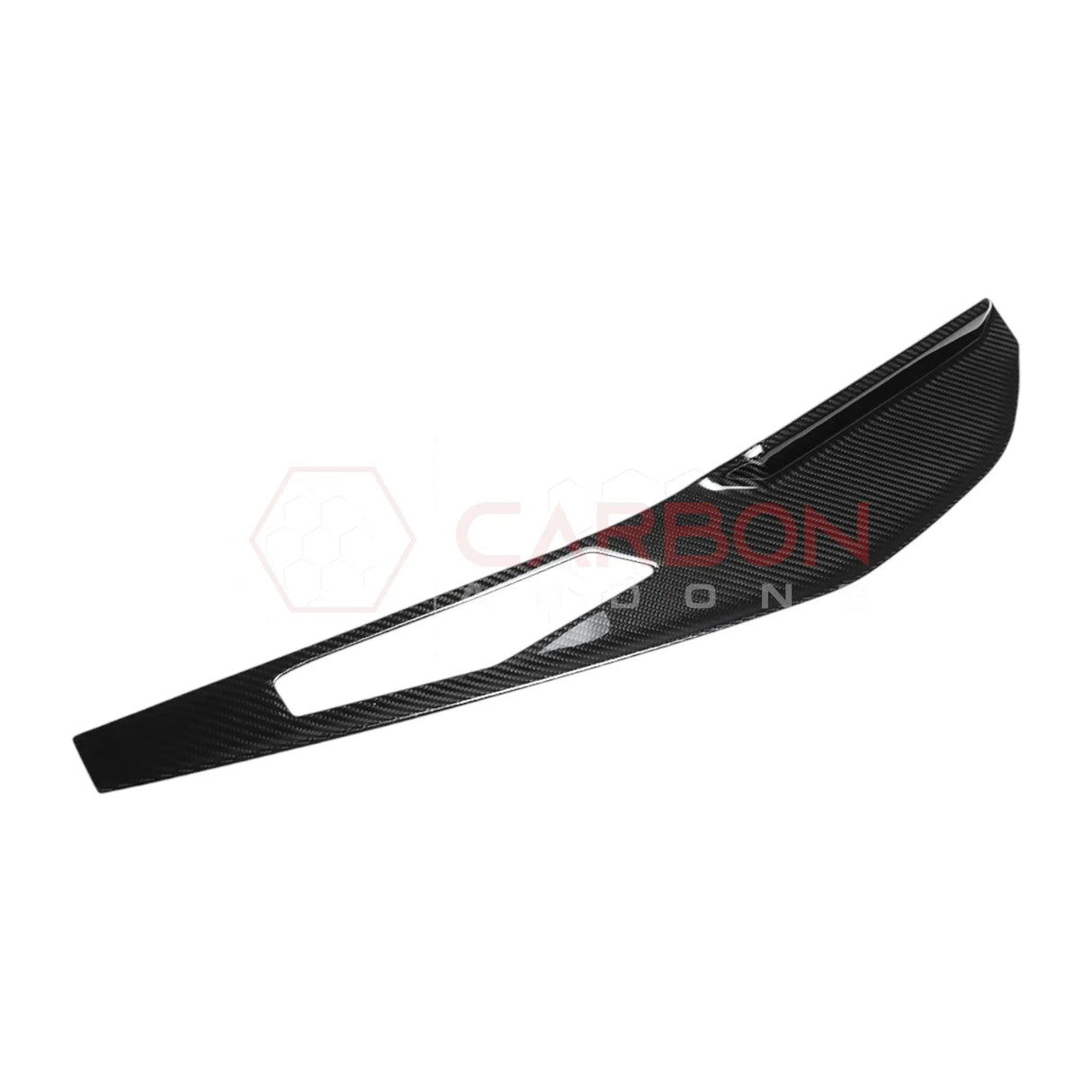 2024+ S650 Mustang Real Carbon Fiber Behind Screen Top Dash Trim Cover