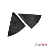 C8 Corvette Convertible Carbon Fiber B-Pillar Trim Covers | Exterior Upgrade (2020–2026)