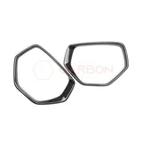 C8 Corvette Carbon Fiber Side Mirror Front Trim Cover (2020-2026)