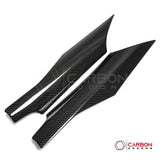C8 Corvette Real Carbon Fiber Door Speaker Upper Trim Covers | Interior Upgrade (2020–2026)