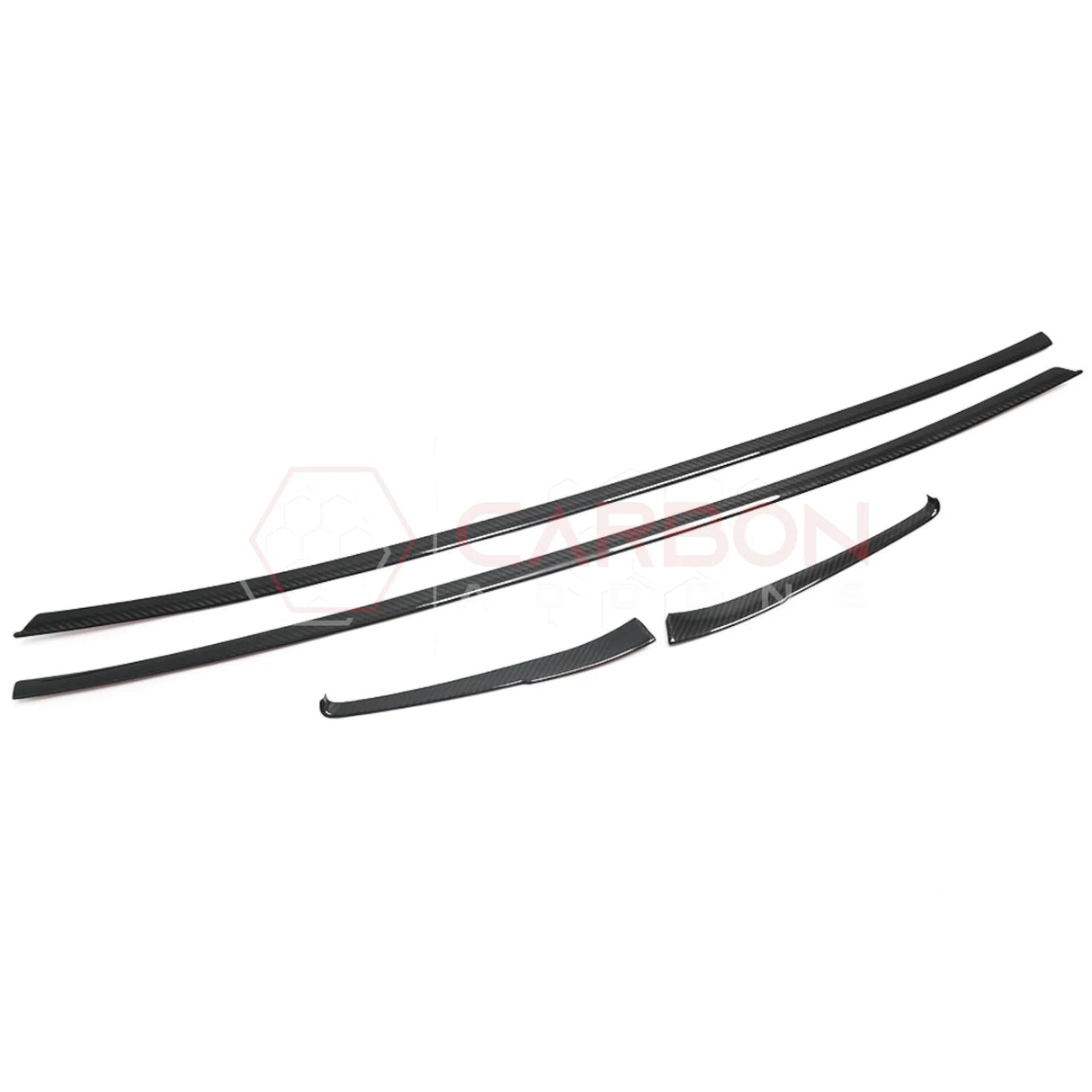 Carbon Fiber Side Window Sill Trim for Corvette C8 Stingray, Z51, Z06 (2020–2025) – Coupe or Convertible