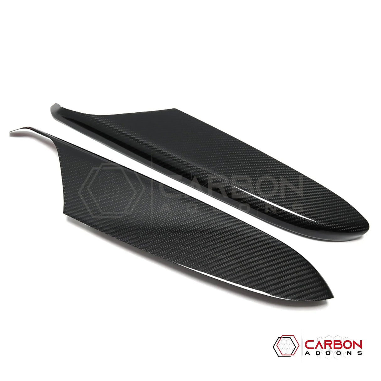 C8 Corvette Real Carbon Fiber Door Panel Armrest Covers | Interior Overlay (2020–2026)
