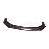 Real Carbon Fiber Front Lip Splitter for 2024+ Ford Mustang Dark Horse (3-Piece Set)