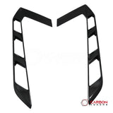 C8 Corvette Real Carbon Fiber Rear Hatch Vent Covers | Exterior Upgrade (2020–2026)