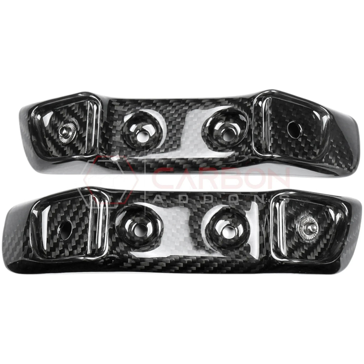 C8 Corvette Real Carbon Fiber Seat Belt Holder Buckle Replacements | GT2 & Competition Sport Seats (2020–Present)