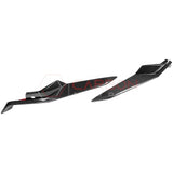 C8 Corvette Z06 Real Carbon Fiber Front Bumper Grille Trims | Cover or Direct Replacement (2023+)