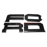 2021+ Bronco Raptor Real Carbon Fiber Lettering Covers