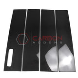 Ford F150 2021-Up Door Window B Pillar Post Panel Carbon Fiber Exterior Trim