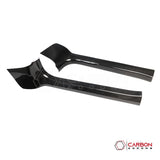 C8 Corvette Real Carbon Fiber Inner Door Sill Panel Covers | Interior Overlay (2020–2026)