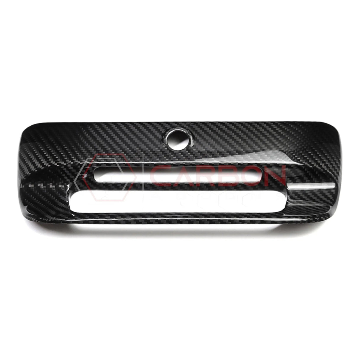 2019+ RAM 1500/TRX/RHO Tailgate Door Handle Trim Real Carbon Fiber Cover