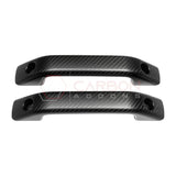 2021+ Bronco Real Carbon Fiber Pillar Grab Handles | Direct Replacement