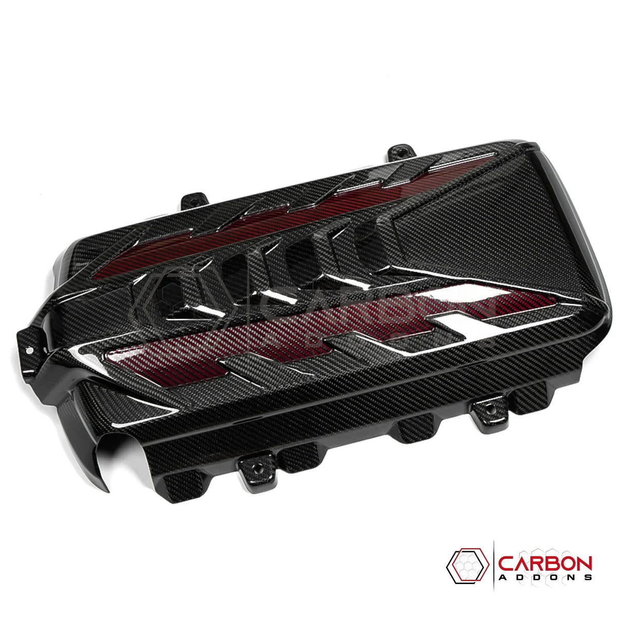 C8 Corvette Stingray Carbon Fiber Engine Cover | Direct OEM Replacement (2020–2026)