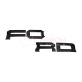 2021+ Bronco Raptor Real Carbon Fiber Lettering Covers