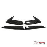C8 Corvette Stingray Carbon Fiber Side Scoop Boomerang Trim Covers (4-Piece Set) | Exterior Upgrade (2020–2026)