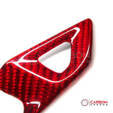 C8 Corvette Real Carbon Fiber Door Lock Trim Covers | Interior Upgrade (2020–2026)