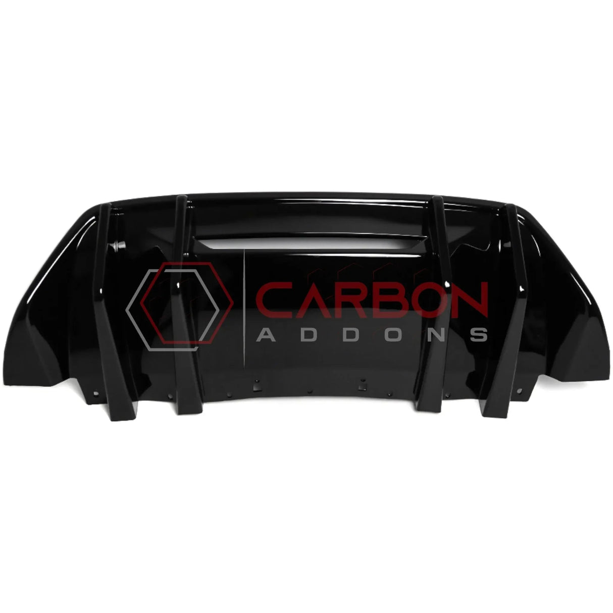 Rear Diffuser Add-On Fins for 2024+ Ford Mustang GT & EcoBoost (ABS Plastic)