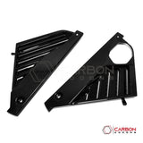 C8 Corvette Real Carbon Fiber Engine Bay Side Panels | Direct Replacement (Stingray & Z06 Coupe)