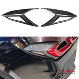 C8 Corvette Rear Taillight Side Lamp Frame Cover – Real Dry Carbon Fiber (2020–2026 Stingray, Z51, Z06, ZR1, HTC & Coupe)