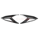 C8 Corvette Rear Taillight Side Lamp Frame Cover – Real Dry Carbon Fiber (2020–2026 Stingray, Z51, Z06, ZR1, HTC & Coupe)