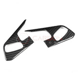 C8 Corvette Carbon Fiber Steering Wheel Button Trim Cover