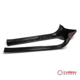 C8 Corvette Real Carbon Fiber Inner Door Sill Panel Covers | Interior Overlay (2020–2026)