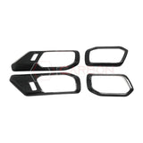 Real Carbon Fiber Interior Door Handle Trim Covers For 2021+ Ford Bronco
