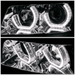 Audi A4 B5 Multi-Color Halo - Chrome DRL Headlights (96-01) - K2 Industries